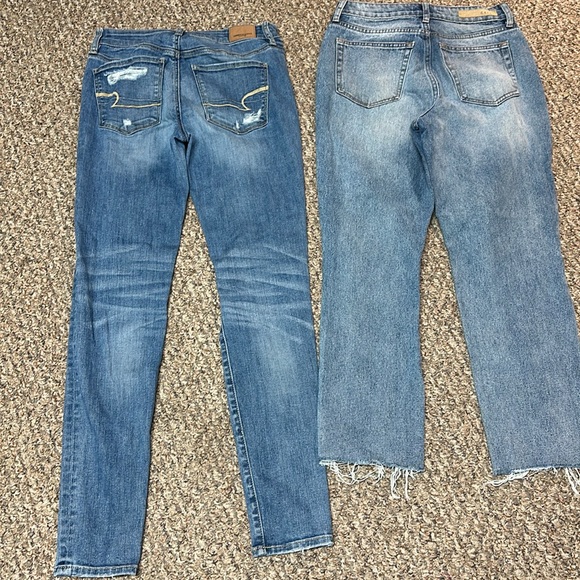 Bundle of size 3-4 Skinny and Straight High Waist ripped Jeans - Picture 2 of 8